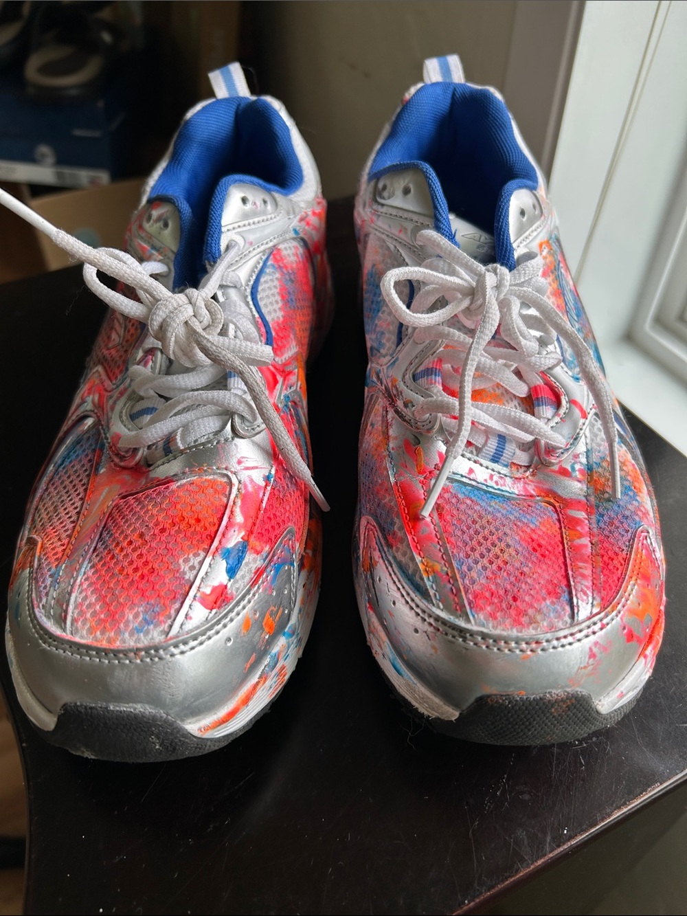 Avia spatter painted sneakers size 11